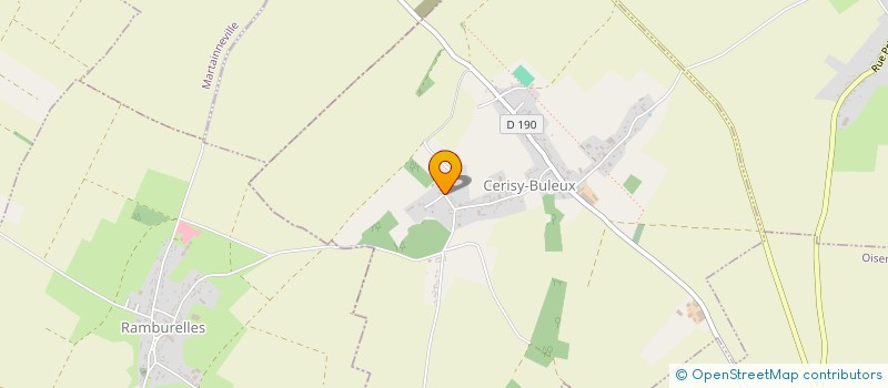 localisation de l'entreprise GFA DU CHATEAU CERISY BULEUX  CERISY-BULEUX