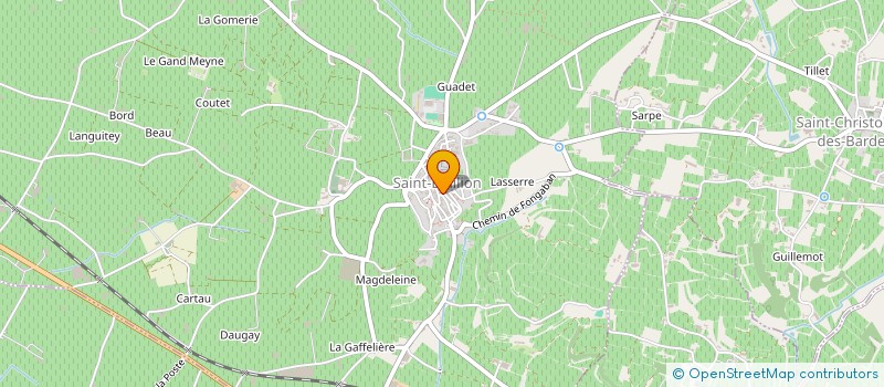 localisation de l'entreprise GFA DU CHATEAU D ARTHUS  VIGNONET