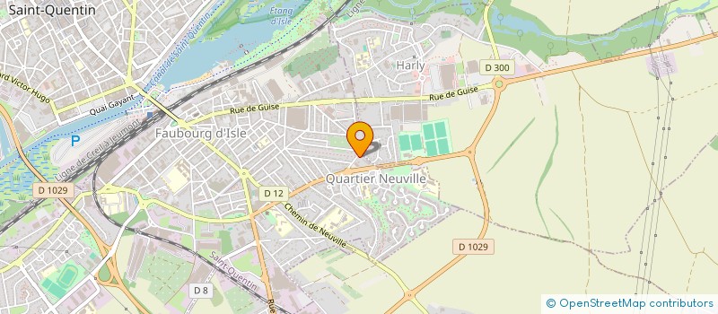 localisation de l'entreprise GFA DU CHATEAU D EAU à SAINT-QUENTIN