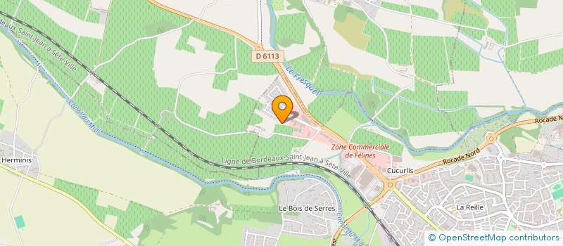 localisation de l'entreprise GFA DU CHATEAU DE FELINES à CARCASSONNE