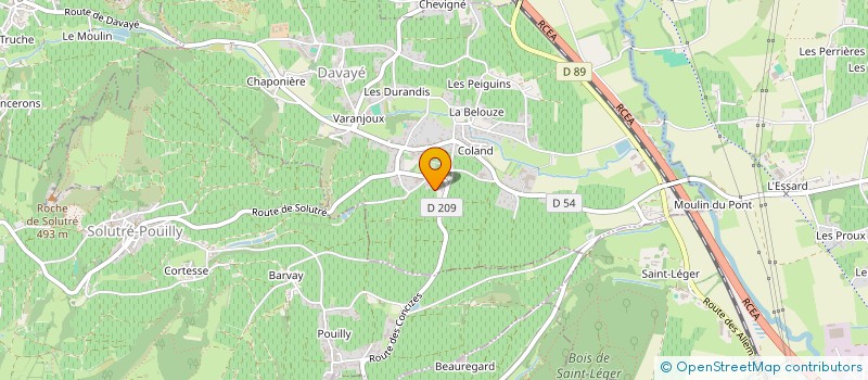 localisation de l'entreprise GFA DU CHATEAU DE FUISSE  FUISSE