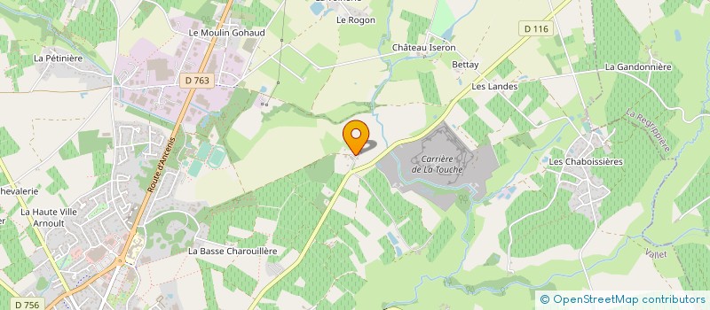 localisation de l'entreprise GFA DU CHATEAU DE LA TOUCHE à VALLET