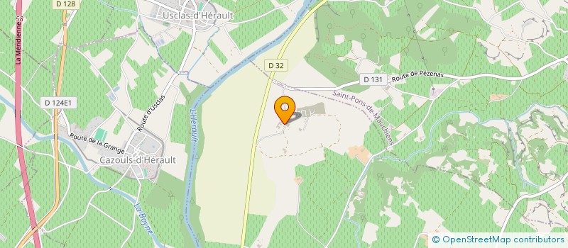 localisation de l'entreprise GFA DU CHATEAU DE LAVAGNAC à MONTAGNAC