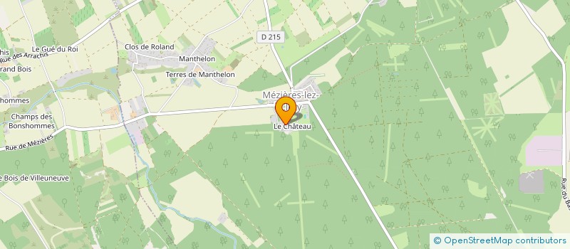 localisation de l'entreprise GFA DU CHATEAU DE MEZIERES à MEZIERES-LEZ-CLERY
