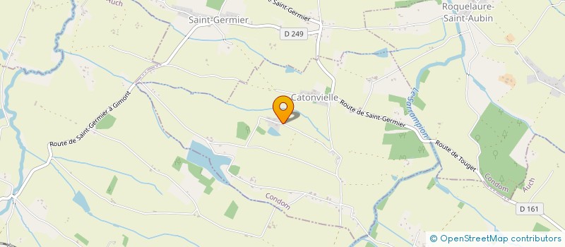 localisation de l'entreprise GFA DU CHATEAU DE MONTAGNAC  CATONVIELLE