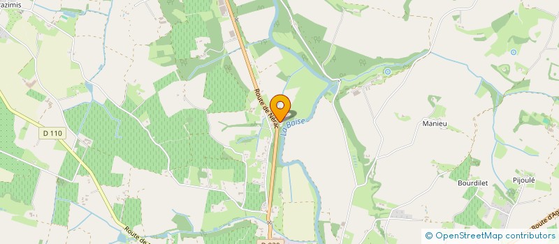 localisation de l'entreprise GFA DU CHATEAU DE ROQUEBERE  CONDOM