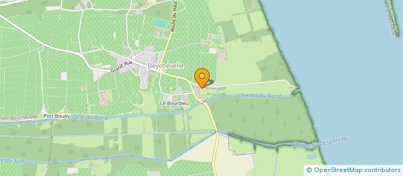 localisation de l'entreprise GFA DU CHATEAU DUCRU-BEAUCAILLOU  ST JULIEN BEYCHEVELLE