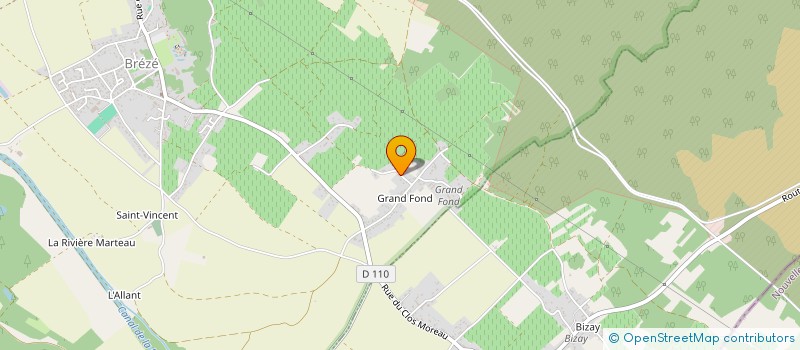 localisation de l'entreprise GFA DU CHATEAU FOUQUET à BELLEVIGNE-LES-CHATEAUX