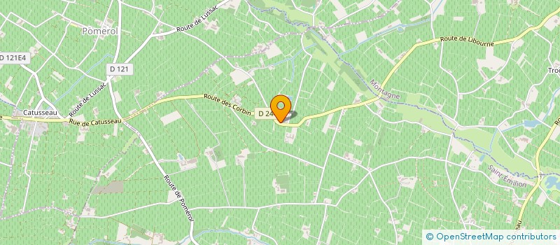 localisation de l'entreprise GFA DU CHATEAU GRAND CORBIN DESPAGNE  SAINT-EMILION