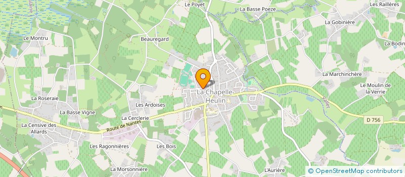 localisation de l'entreprise GFA DU CHATEAU LA PERRIERE  LE PALLET