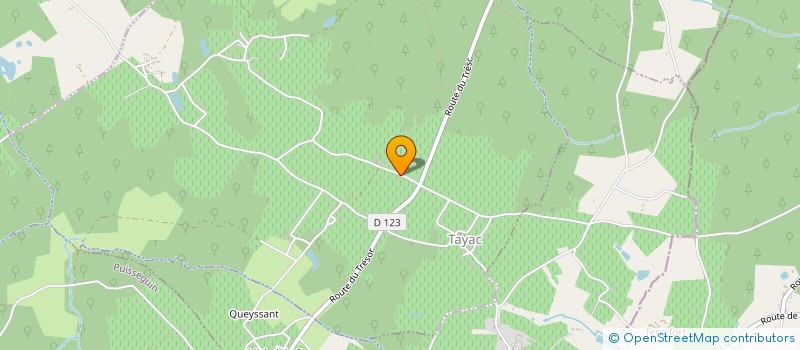 localisation de l'entreprise GFA DU CHATEAU LA ROSE à LUSSAC