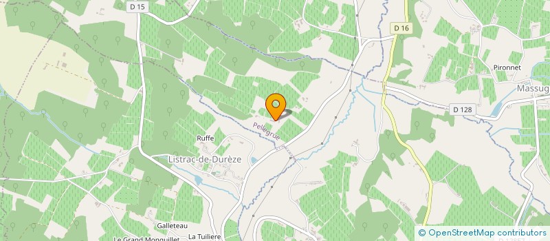 localisation de l'entreprise GFA DU CHATEAU ROUQUETTE  PELLEGRUE