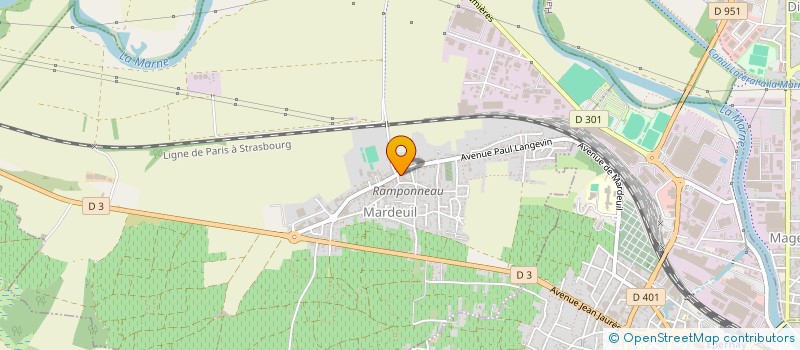 localisation de l'entreprise GFA DU CHATEAU VERT  MARDEUIL