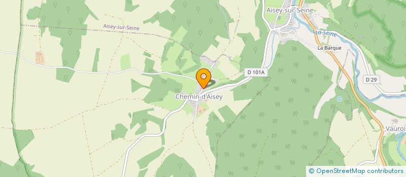 localisation de l'entreprise GFA DU CHEMIN  CHEMIN-D'AISEY