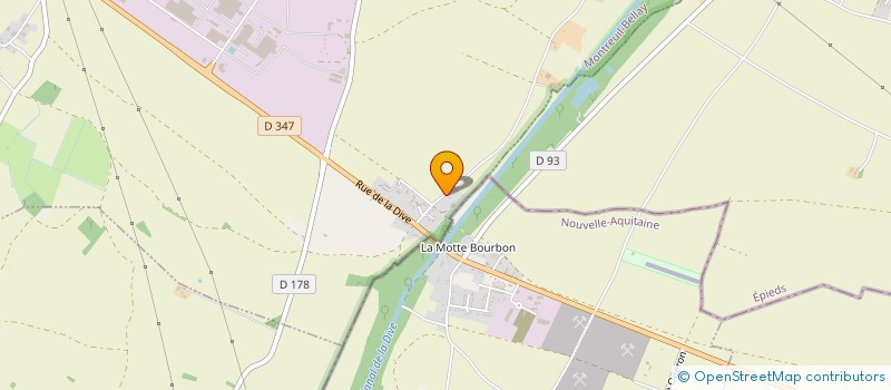 localisation de l'entreprise GFA DU CHEMIN DE LA DIVE  MONTREUIL-BELLAY