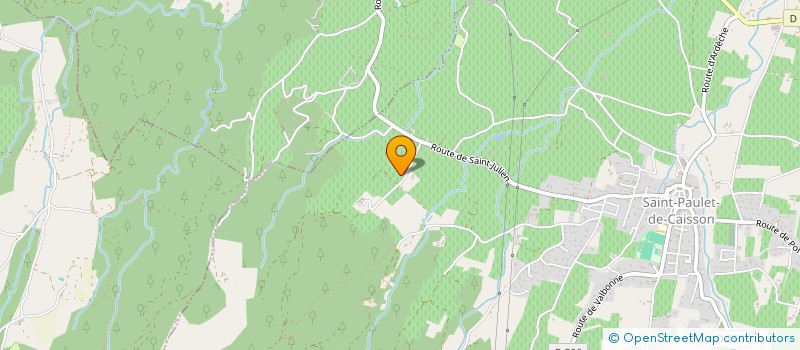 localisation de l'entreprise GFA DU CHEMIN DE VALERIAN  SAINT-PAULET-DE-CAISSON