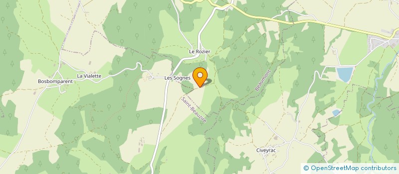 localisation de l'entreprise GFA DU CHENEVIER  SAINT-JUST-PRES-BRIOUDE