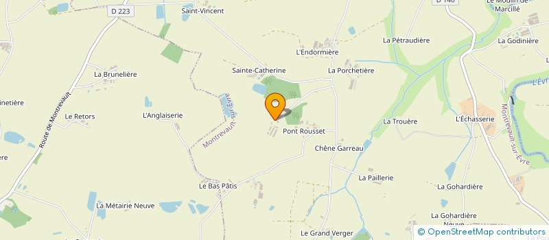 localisation de l'entreprise GFA DU CLAIRAY  MAUGES-SUR-LOIRE