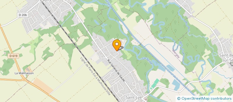 localisation de l'entreprise GFA DU CLAUSIER  BUCHERES