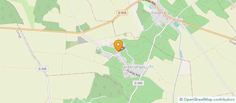 localisation de l'entreprise GFA DU CLOS DE LA DAGNAUDE  FEREBRIANGES