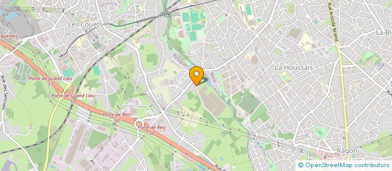 localisation de l'entreprise GFA DU CLOS DE LA FONTAINE à BOUGUENAIS