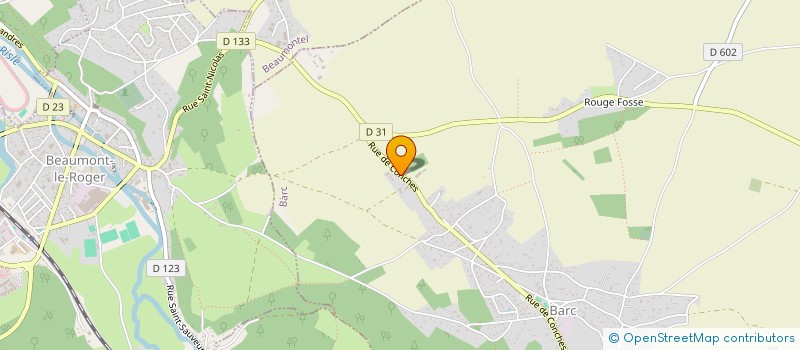 localisation de l'entreprise GFA DU CLOS DE LA GRANGE  BEAUMONTEL