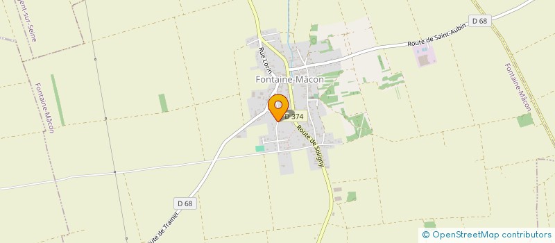 localisation de l'entreprise GFA DU CLOS DE MACON  BOUY-SUR-ORVIN