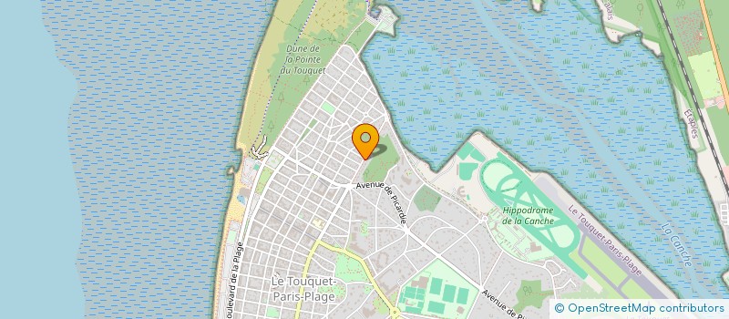 localisation de l'entreprise GFA DU CLOS DE POMMERY à LE TOUQUET-PARIS-PLAGE