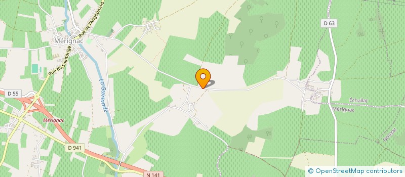 localisation de l'entreprise GFA DU CLOS DE VILLARS à MERIGNAC
