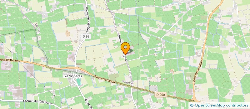 localisation de l'entreprise GFA DU CLOS DES GRIVES  L'ISLE-SUR-LA-SORGUE