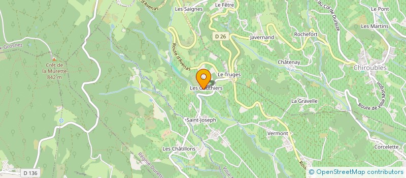 localisation de l'entreprise GFA DU CLOS DES REVES  VILLIE-MORGON