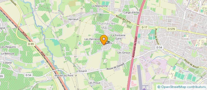 localisation de l'entreprise GFA DU CLOS DES TOURNONS à CHARNAY-LES-MACON