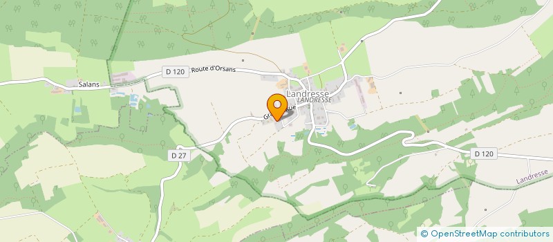 localisation de l'entreprise GFA DU CLOS LAJOUX  LANDRESSE