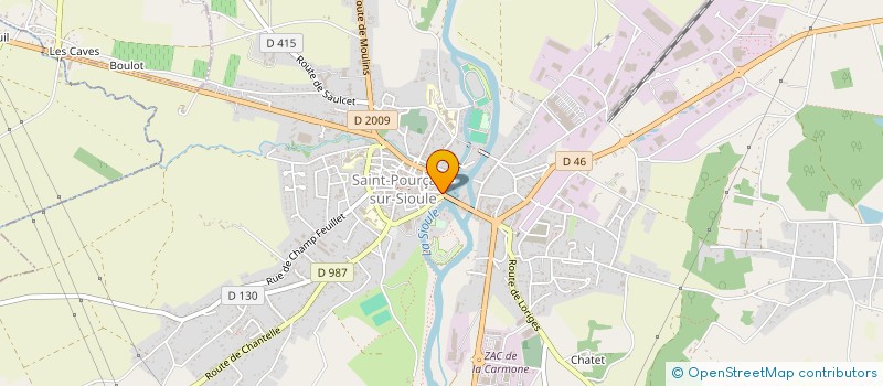 localisation de l'entreprise GFA DU CLOS MORET  SAINT-POURCAIN-SUR-SIOULE