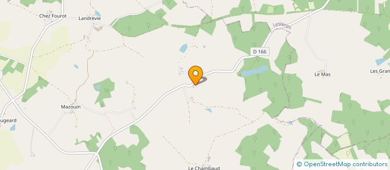 localisation de l'entreprise GFA DU CLUZEAU ET DE L'AGE DU FAUX à SAINT-MAURICE-DES-LIONS