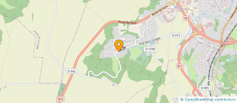 localisation de l'entreprise GFA DU COMMANDANT DE GIVRY  VAUXBUIN