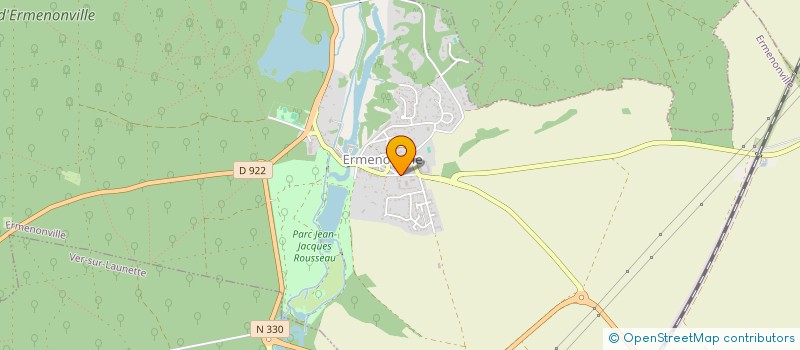 localisation de l'entreprise GFA DU CORNOUILLER  ERMENONVILLE