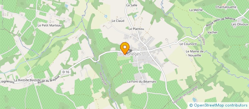 localisation de l'entreprise GFA DU COUDRAY à MESNILS-SUR-ITON