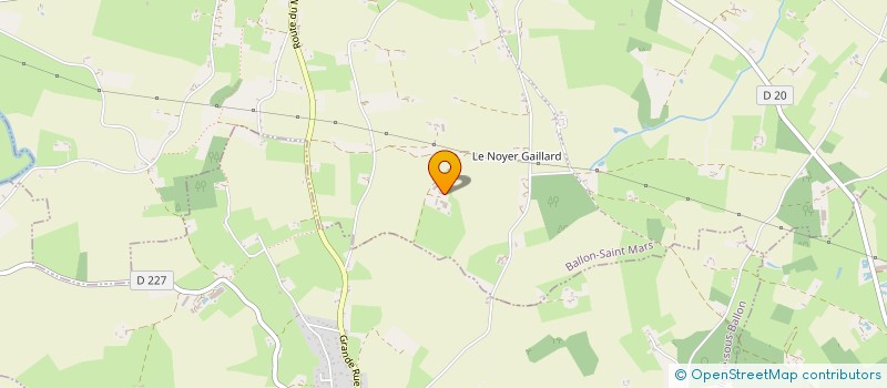 localisation de l'entreprise GFA DU COURDOULAIN  BALLON-SAINT MARS