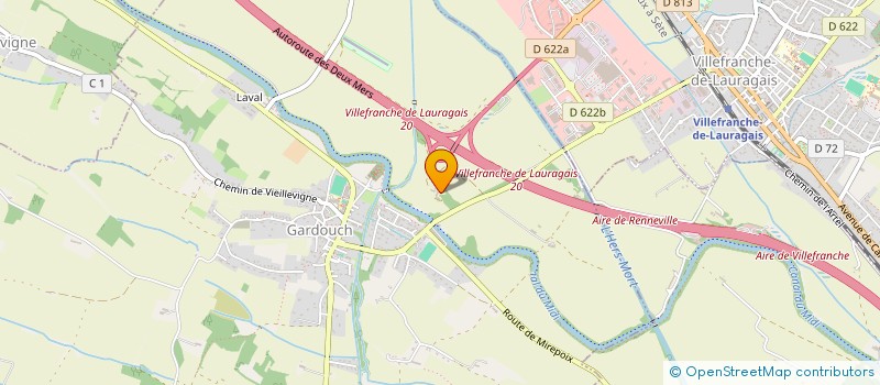 localisation de l'entreprise GFA DU COUSSOL  GARDOUCH