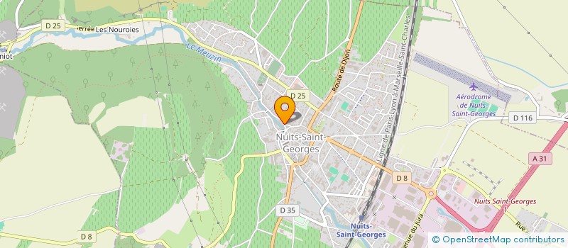 localisation de l'entreprise GFA DU COUVENT à NUITS-SAINT-GEORGES