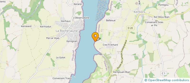 localisation de l'entreprise GFA DU COZKER  PLEUBIAN