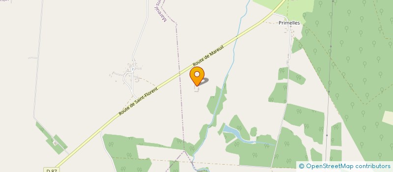 localisation de l'entreprise GFA DU CREZAY  PRIMELLES