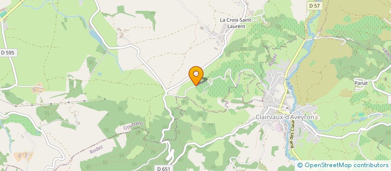 localisation de l'entreprise GFA DU CROS  GOUTRENS