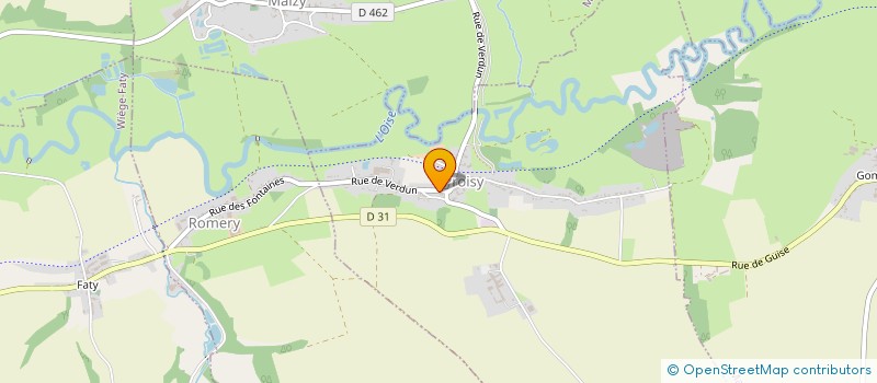 localisation de l'entreprise GFA DU DIONVAL  WIEGE-FATY