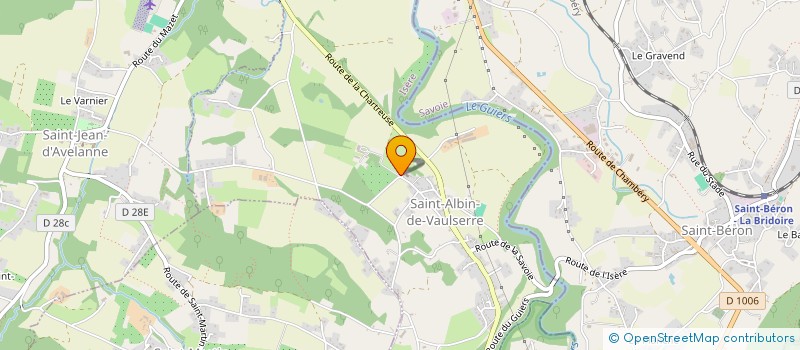 localisation de l'entreprise GFA DU DOM DE VAULSERRE  SAINT-ALBIN-DE-VAULSERRE