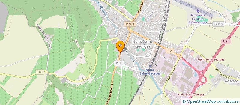 localisation de l'entreprise GFA DU DOMAINE CHICOTOT à NUITS-SAINT-GEORGES