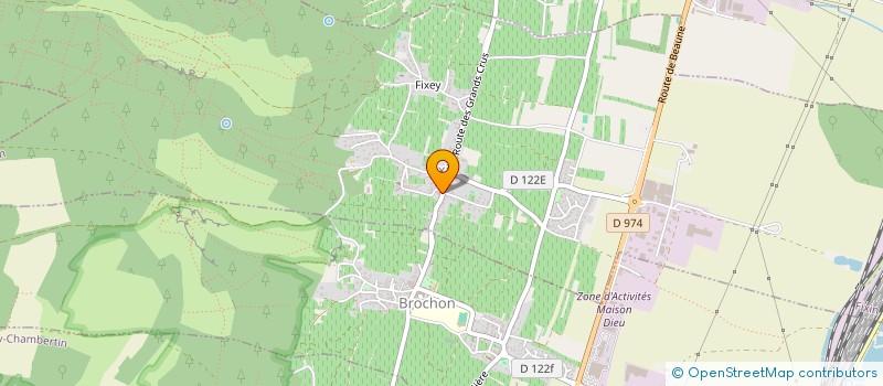 localisation de l'entreprise GFA DU DOMAINE COQUARD-ODOUL  MOREY-SAINT-DENIS