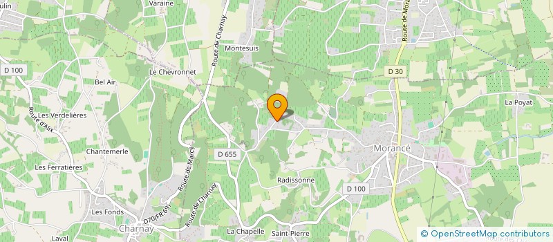 localisation de l'entreprise GFA DU DOMAINE D'ARAMIS  MORANCE