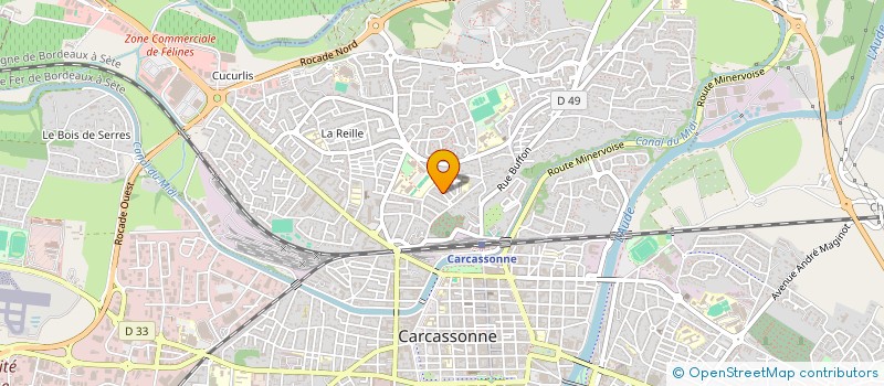 localisation de l'entreprise GFA DU DOMAINE DE BANCALIS à CARCASSONNE